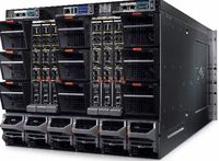 Графические процессоры нагреваются сильнее, чем центральные процессоры, поэтому шасси M1000e для серверов-лезвий комплектуется новыми источниками питания и вентиляторами охлаждения