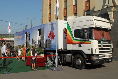 Начиненный IP-решениями трейлер должен склонить симпатии заказчиков на сторону Huawei