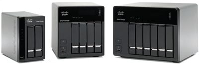 В семейство Small Business NSS 300 Series Smart Storage входят настольные устройства с двумя, четырьмя и шестью отсеками для дисков
