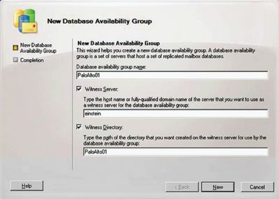 Экран 1. Мастер New Database Availability Group wizard