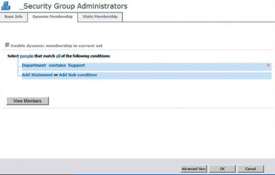 Экран 4. Набор _Security Group Administrators