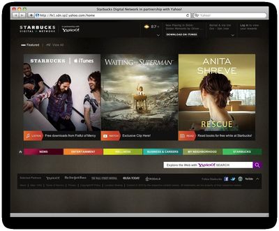 Доступ к ресурсам Starbucks Digital Network осуществляется только из кофеен сети; подключаться к ним можно с помощью портативных и планшетных компьютеров, а также смартфонов