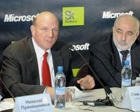 Стив Балмер: «Ежегодно Microsoft будет инвестировать в программы сотрудничества с Фондом ‘Сколково’ десятки миллионов долларов»