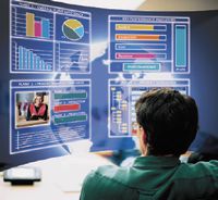 Решение XHQ, разработанное специалистами IndX Software, компании группы Siemens, извлекает информацию из ERP-систем, систем хранения данных и управления документацией, из производственных баз данных, а затем формирует «живые» отчеты о происходящих процессах (Фото: Siemens)