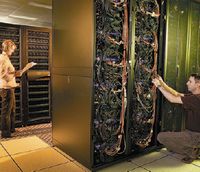 В качестве тестового полигона специалистами LSI и Whamcloud используется кластерная система, построенная в рамках проекта Hyperion в Национальной лаборатории имени Э. Лоуренса в Ливерморе (Фото: LLNL)