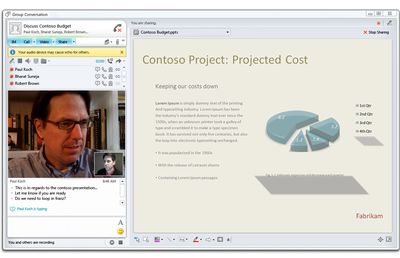 Lync реализует основные принципы унифицированных коммуникаций, — в нем используется статус доступности сотрудника с указанием наиболее удобного способа связи. Иллюстрация: Microsoft.