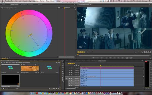 Среди особенностей Premiere Pro CS6 — переработанный пользовательский интерфейс