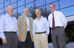 Гордон Мур, Крейг Баррет, Энди Гроув и Пол Отеллини