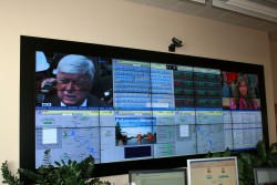 Видеостена в Центральном диспетчерском управлении Мосводоканала