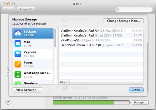 iCloud