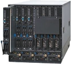 В шасси высотой 10U устанавливается до восьми лезвий Compute Blade 2000 (Фото: www.bladesymphony.com)