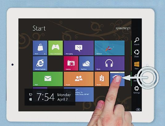 ПРОГРАММА ПОДДЕРЖКИ удаленного рабочего стола Win8 Metro Testbed позволяет протестировать на iPad функциональность приложений Windows 8