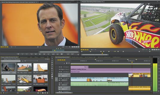 СРЕДИ ОСОБЕННОСТЕЙ Premiere Pro CS6 — переработанный пользовательский интерфейс 