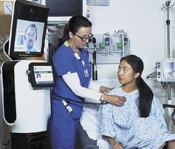 САМОСТОЯТЕЛЬНО RP-VITA лечить не может, но готов наблюдать за пациентами и общаться с ними, а также работать с историей болезни Источник: iRobot 