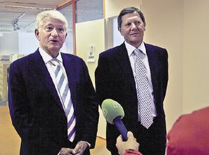 ДЖИН БЛОК (слева) увидел в России огромную энергию, энтузиазм и большое количество молодых талантов 