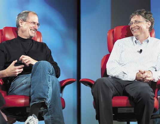Стив Джобс, Бил Гейтс