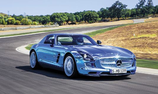 электромобиль Mercedez-Benz SLS AMG Coupe Electric Drive
