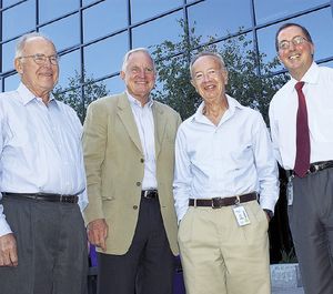 Гордон Мур, Крейг Баррет, Энди Гроув и Пол Отеллини