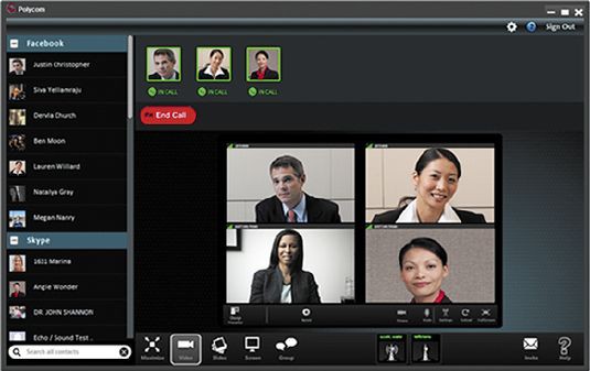 Polycom RealPre­sence — программный пакет CloudAxis