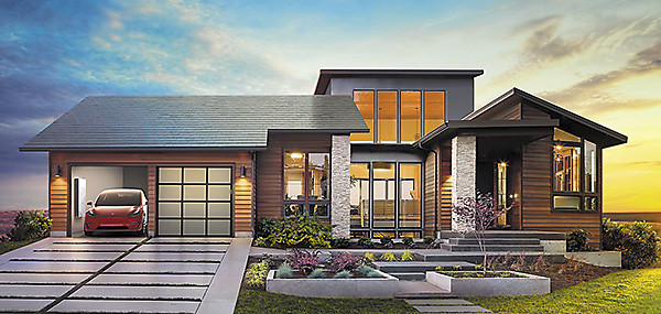 Tesla принимает заказы на кровельные плитки с солнечными батареями