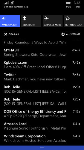 Обновленная версия Windows Phone 8.1 сокращает отрыв от iOS и Android