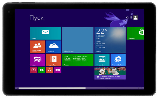 Windows на планшете