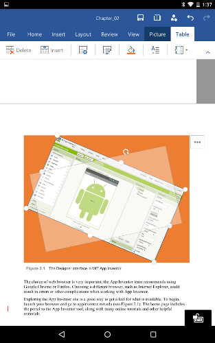 Office для Android: Подогнанный и доступный