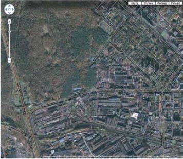 Наш несложный JavaScript-сценарий показывает адреса и координаты объектов