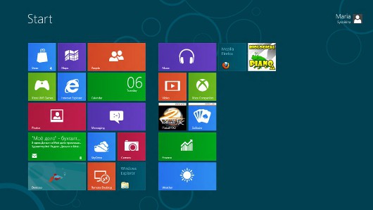 Windows 8: этюд в мрачных тонах