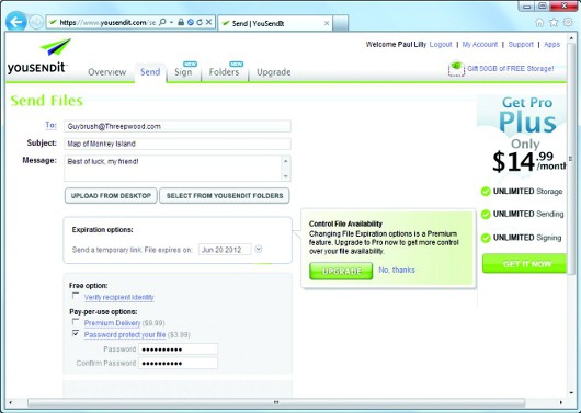 Удобный жесткий диск в облаке