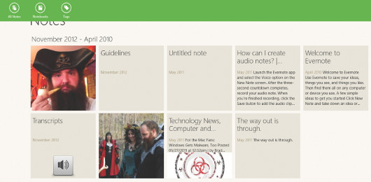 Шестнадцать основных приложений Windows 8