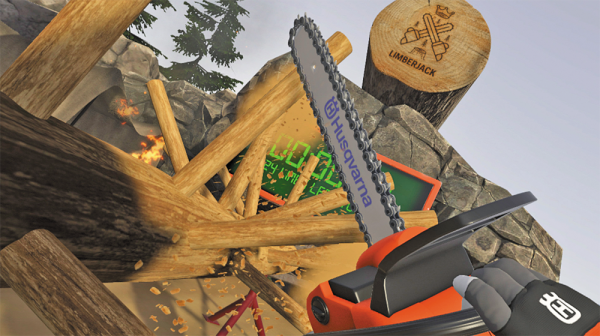 Производитель цепных пил выпустил виртуальную игру для лесорубов