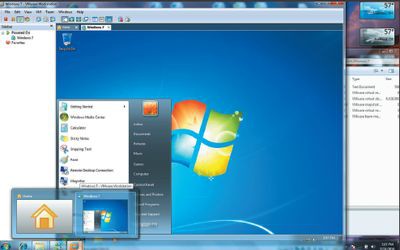 Списки переходов VMware Workstation
