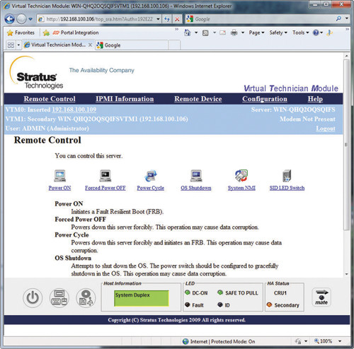 Virtual Technician Module