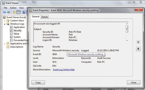 Определение журнала и источника