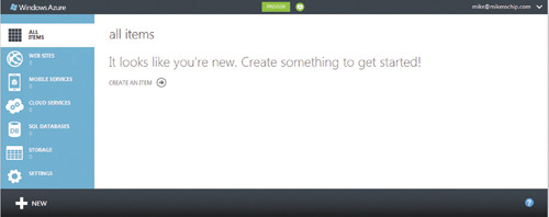 Портал с интерфейсом Azure