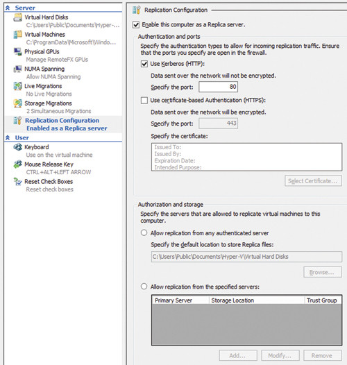 Конфигурация репликации