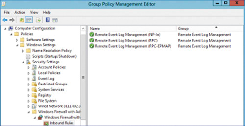 Использование групповой политики для?разрешения входящих подключений