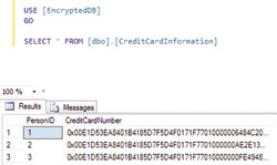 Исследование зашифрованных данных