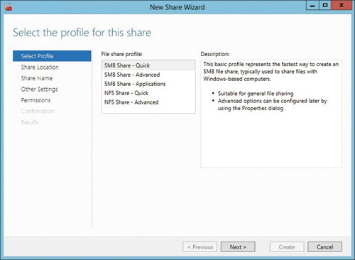 Создание общего файлового ресурса