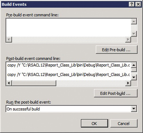 Настройка события для запуска после успешного завершения сборки