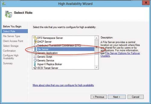 Мастер High Availability Wizard