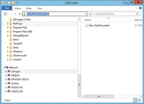 Подключение к общему ресурсу