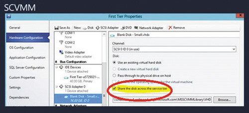 Включение общего доступа к файлу .vhdx в?диспетчере виртуальных машин