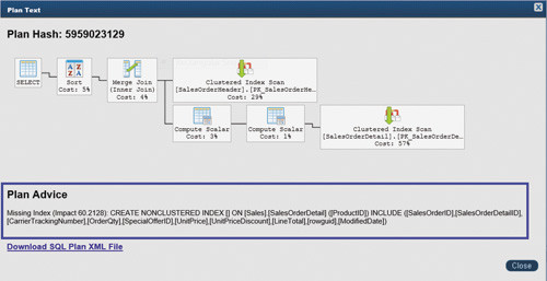 Просмотр хэша планов