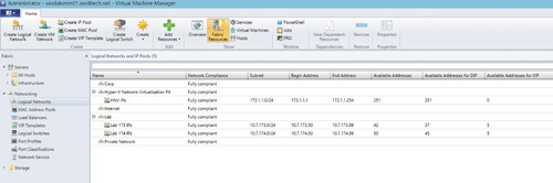 Пример настроек логической сети