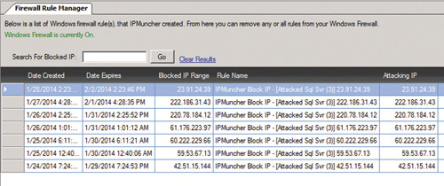 Блокировка IP-адреса