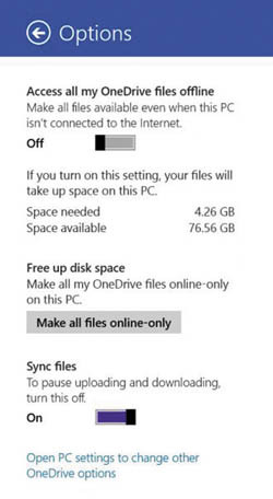 OneDrive в? Windows 8.1