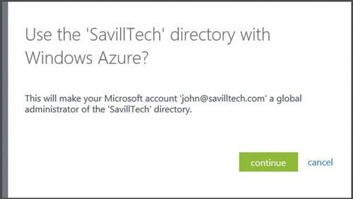 Запрос на соединение служб каталогов