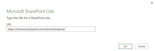 Подсоединение к списку SharePoint
